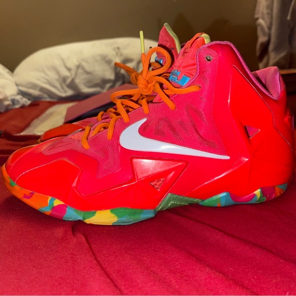 skittles lebron shoes